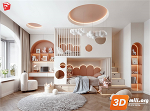 Children Room Scenes Skp FIles 